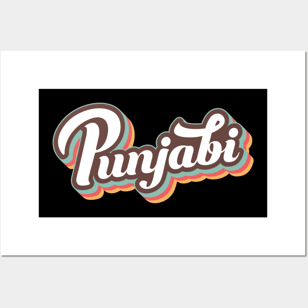 Punjabi Vintage style Design Wall Art by PUNJABISTYL